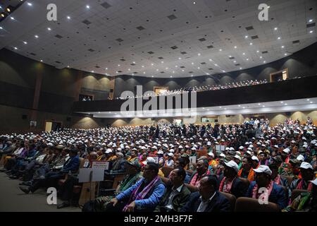 Cadres of National Democratic Front of Bodoland (NDFB) arrive for an ...