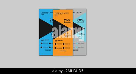Unternehmensweite Zusammenfassung - bannenvorlage.Vektor Stock Vektor