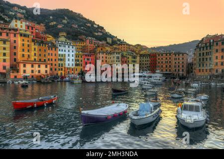 Camogli, Genua, Ligurien, Italien Stockfoto