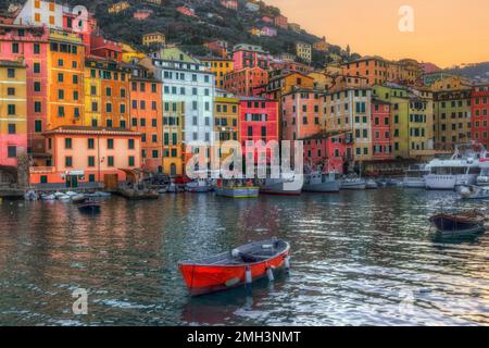 Camogli, Genua, Ligurien, Italien Stockfoto