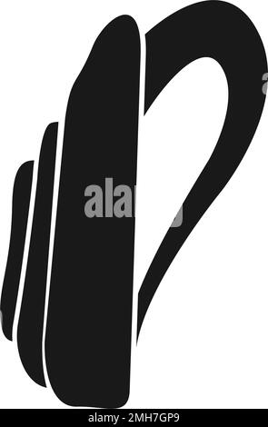 Schultasche mit Logo und Illustration Stock Vektor