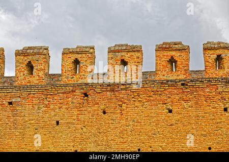 Ilok Castle defensive Wand Detail in Nord-Ost-Kroatien Stockfoto