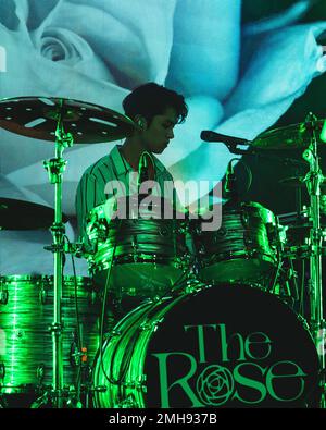 Mailand, Italien, 26. Januar 2023. Die koreanische Indie-Band The Rose tritt live in Alcatraz in Mailand auf. Credits: Maria Laura Arturi/Alamy Live News Stockfoto