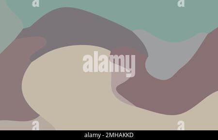 Ästhetischer farbenfroher abstrakter Hintergrund mit Kopierbereich. Geeignet für Poster und Banner Stock Vektor