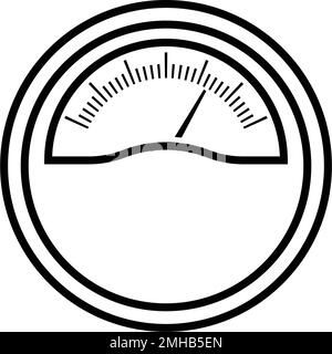 Design mit Logo für elektrische Messgeräte Stock Vektor