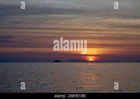 Zen Beach Ko Pha Ngan, eine der berühmten Inseln Thailands für Partygäste. Stockfoto