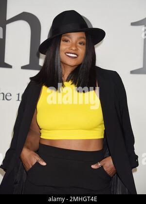Los Angeles, USA. 26. Januar 2023. Jeante Godlock trifft am 26. Januar 2023 im Academy Museum of Motion Pictures in Los Angeles, Kalifornien, bei Hulu's „The 1619 Project“ Los Angeles Premiere ein. © Janet Gough / AFF-USA.COM Kredit: AFF/Alamy Live News Stockfoto