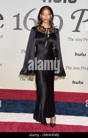 Los Angeles, USA. 26. Januar 2023. Kilo Kish Ankunft bei Hulus „The 1619 Project“ Los Angeles Premiere am 26. Januar 2023 im Academy Museum of Motion Pictures in Los Angeles, Kalifornien. © Janet Gough / AFF-USA.COM Kredit: AFF/Alamy Live News Stockfoto