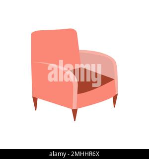 Vektordarstellung des Sessels im Retro-Look Stock Vektor