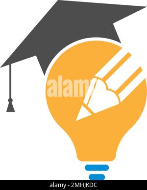 Lampensymbol Logo-Design-Illustration Stock Vektor
