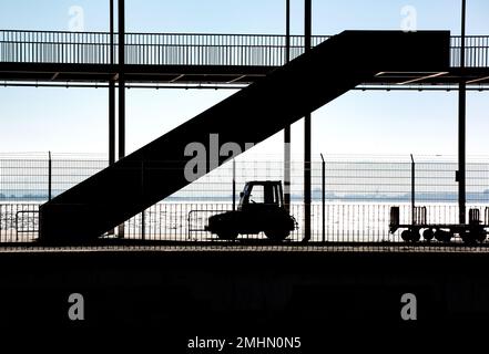 Künstlerische Fotografiearchitektur von Lissabon Stockfoto