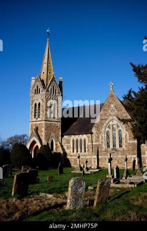 St. John the Baptist Church, untere Shuckburgh, Warwickshire, England, Vereinigtes Königreich Stockfoto