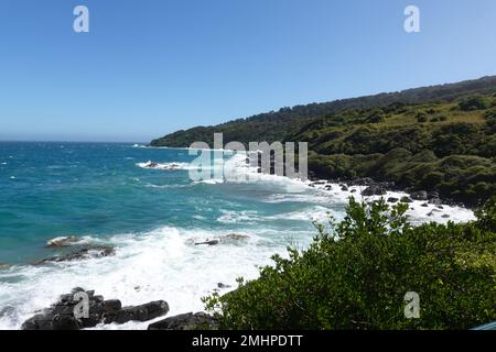 Foveaux Walkway, Bluff Hill Scenic Reserve, 25 km östlich von Invercargill, Südinsel, Neuseeland Stockfoto