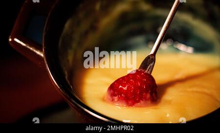 Fondue Restaurant in Gramado City - Brasilien Stockfoto