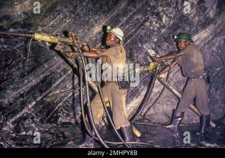 SAMBIA, Kupferbergbau im Kupferband. Stockfoto