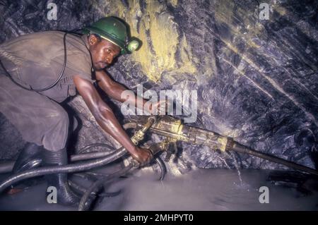 SAMBIA, Kupferbergbau im Kupferband. Stockfoto