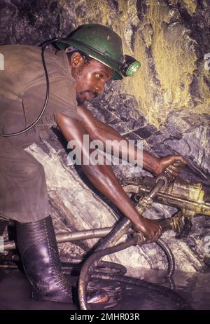 SAMBIA, Kupferbergbau im Kupferband. Stockfoto