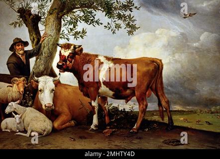 Die Bull. Paulus Potter; Niederländisch, 1625-1654. Datum: 1650 ...