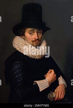 Self Portrait 1615 Adriaen van der Venne 1589-1662 Dutch Niederlande Stockfoto