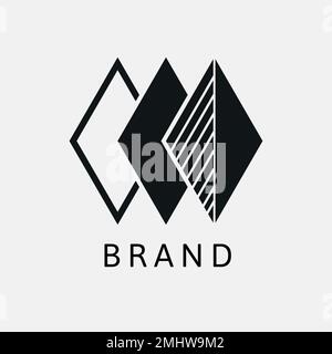 Business-Logo-Vorlage Minimaler Branding-Design-Vektor Stock Vektor