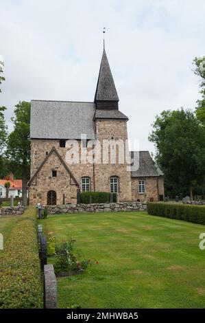 Kirche in Hossmo, Gemeinde Växjö, Kreis Kronoberg, Schweden Stockfoto