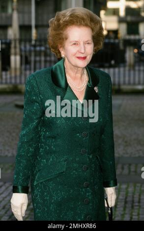 Margaret Thatcher. Westminster Abbey, London. UK Stockfoto