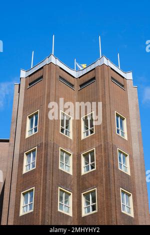 Fassade mit Fenstern, Nordrhein-Westfalen, Deutschland, Europa Stockfoto