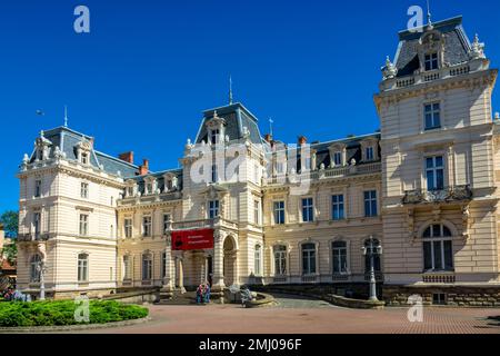 Potocki-Palast im Zentrum von Lemberg, Ukraine. Es ist eine Kunstgalerie und Teil der Lviv National Art Gallery. Stockfoto