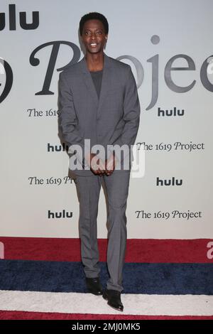 LOS ANGELES - 26. JANUAR: EDI Gathegi beim Project Premiere Screening 1619 im Motion Picture Academy Museum am 26. Januar 2023 in Los Angeles, Kalifornien Stockfoto
