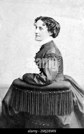 Elizabeth van Lew. Portrait der Spionin der amerikanischen Abolitionistin und der Union Army, Elizabeth Van Lew (1818-1900) Stockfoto