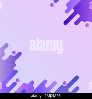 Vektor des fluiden Hintergrundbildes in Violett Stock Vektor