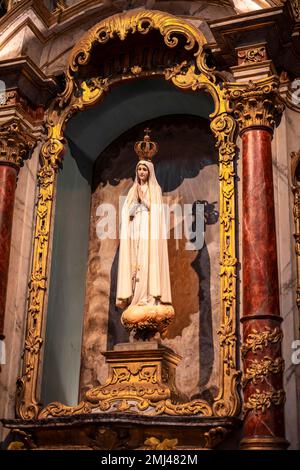 Seitenaltar, Funchal Kathedrale, Altstadt, Funchal, Madeira, Portugal Stockfoto