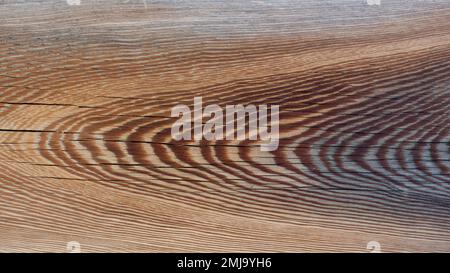 Detalle de las vetas de una tabla de madera antigua, Fondo textura Stockfoto