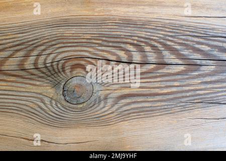 Detalle de las vetas de una tabla de madera antigua, Fondo textura Stockfoto