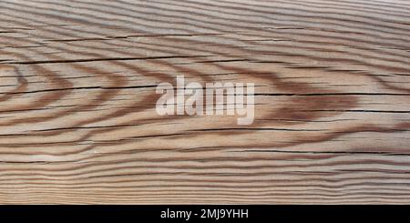 Detalle de las vetas de una tabla de madera antigua, Fondo textura Stockfoto