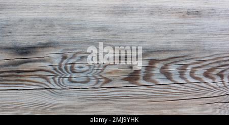 Detalle de las vetas de una tabla de madera antigua, Fondo textura Stockfoto