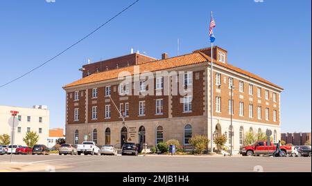 Bartlesville, Oklahoma, USA - 18. Oktober 2022: Das Washington County Courthouse Stockfoto