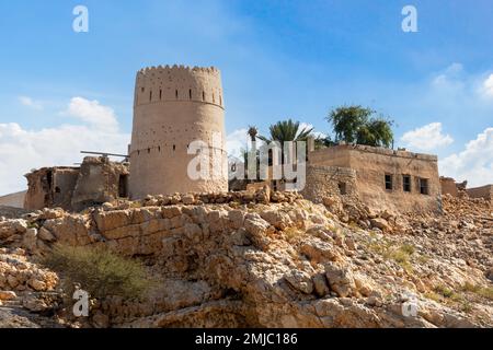 Wadi Shab in oman Stockfoto