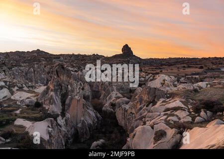 Sehen Sie capa und die Landschaft aus der Vogelperspektive Stockfoto