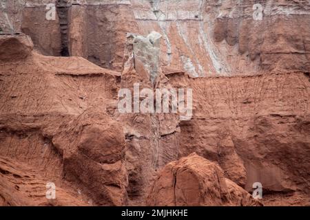 Der Kodachrome Basin State Park in Utah beherbergt fast 70 natürliche Felsspitzen. Stockfoto