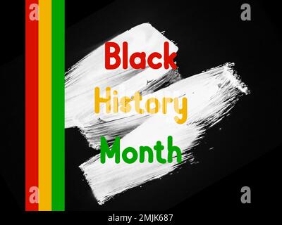 Black History Month Stockfoto