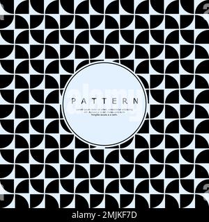 Konstruktionsvorlage für geometrische Muster. Stock Vektor