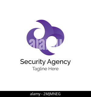 Firmenlogo Der Gradient Vector Agency Stock Vektor