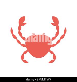 Vektorkrabben-Illustration Stock Vektor