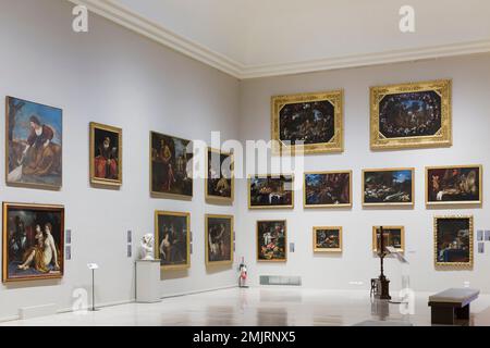 Innenseite der galleria e museo estense, Modena, Italien Stockfoto