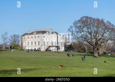 Beckenham Palace Mansion ist eine Villa im Palladianischen Stil im Beckenham Palace Park, einem großen öffentlichen Park im Londoner Stadtteil Lewisham. Beck Stockfoto