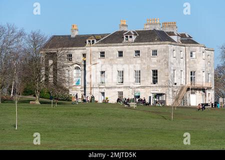 Beckenham Palace Mansion ist eine Villa im Palladianischen Stil im Beckenham Palace Park, einem großen öffentlichen Park im Londoner Stadtteil Lewisham. Beck Stockfoto