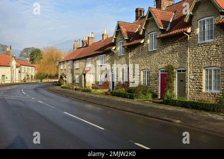 Hovingham Village, Ryedale, North Yorkshire Stockfoto