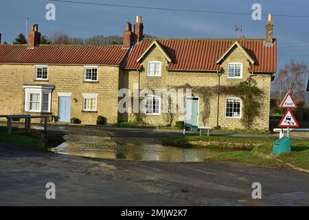 Hovingham Village, Ryedale, North Yorkshire Stockfoto