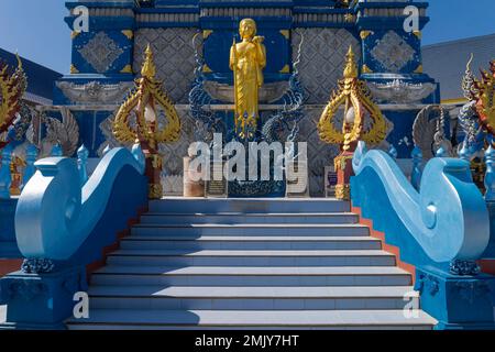 Chiang Rai, Thailand: Januar 13 2023: Wat Rong Suea Ten ( Blauer Tempel ) Stockfoto